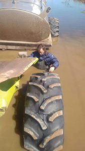 Se agrava la situación para los tamberos de Emilio Bunge en medio de las inundaciones 3 WhatsApp Image 2017-04-18 at 12.37.35