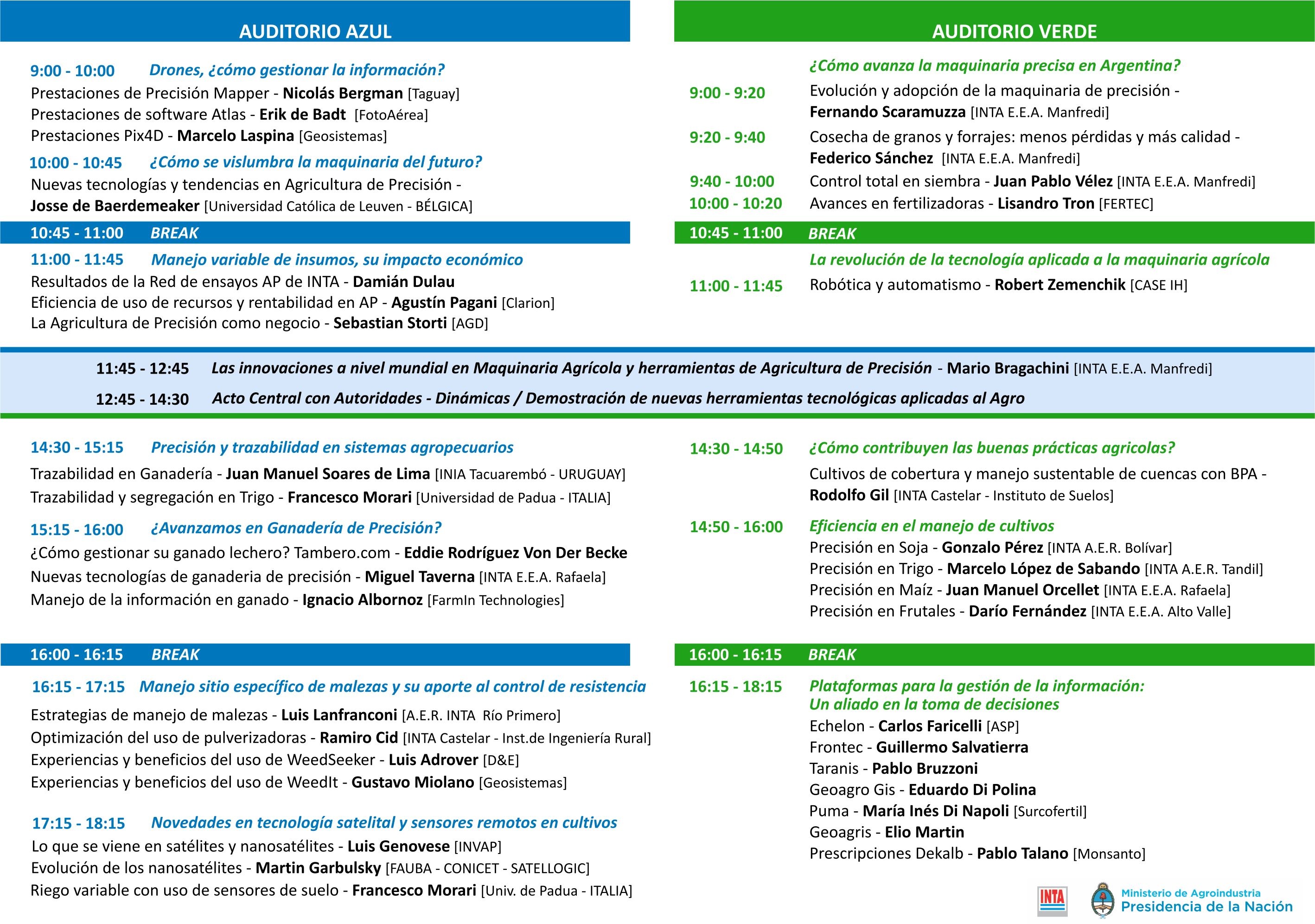 Llega a Manfredi el mayor evento de capacitación sobre Agricultura de Precisión 1 INTA agri de precisión PROGRAMA