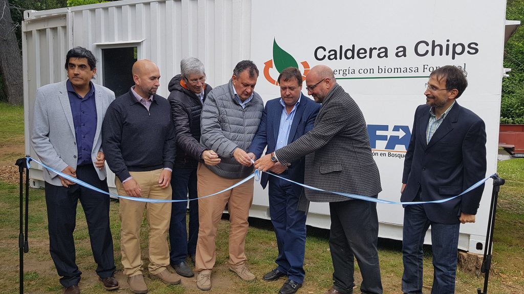 Así es la caldera que convierte residuos forestales en energía que se inauguró en Río Negro 1 CIEFAP inauguracion caldera