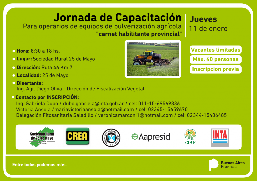 Agroindustria capacita y exige carnet habilitante a aplicadores de fitosanitarios 1 capacitacion_25_de_mayo (1)