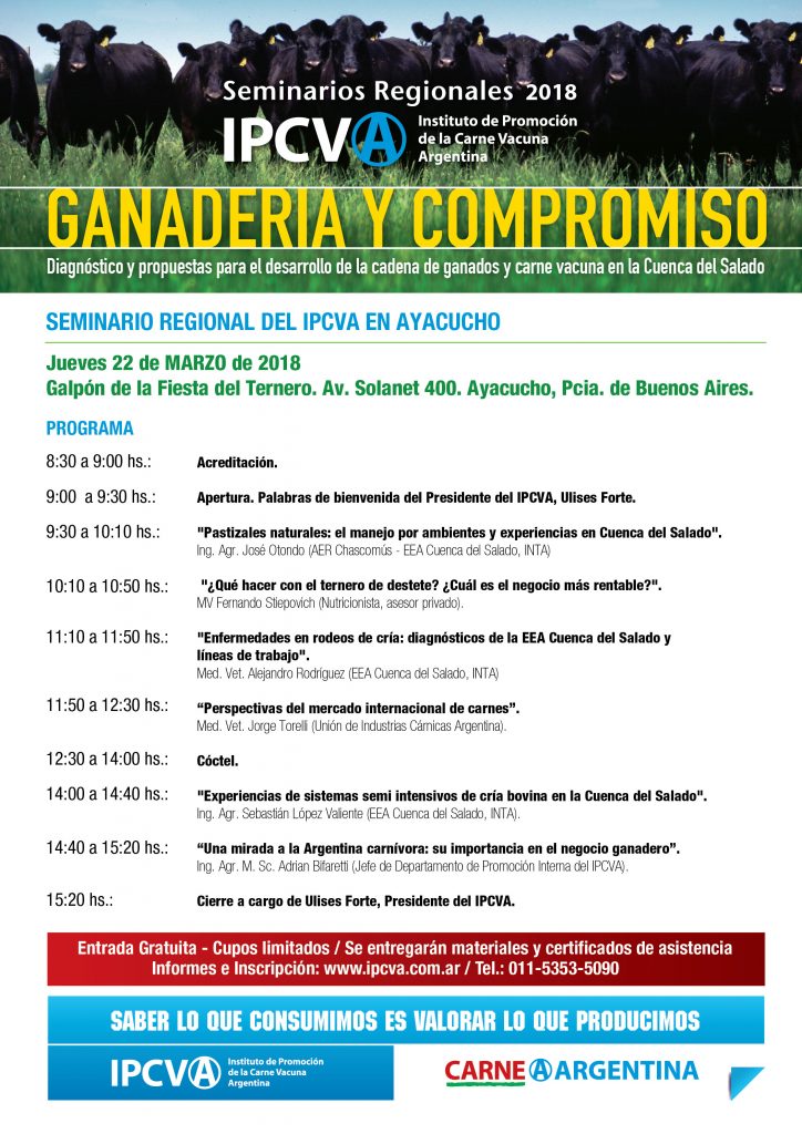 El IPCVA realizará un seminario regional en la Cuenca del Salado 1 unnamed