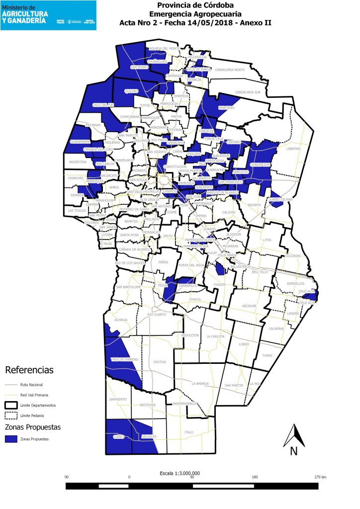 Zonas en mapa