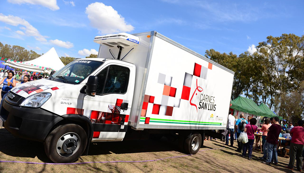 carnes san luis camion