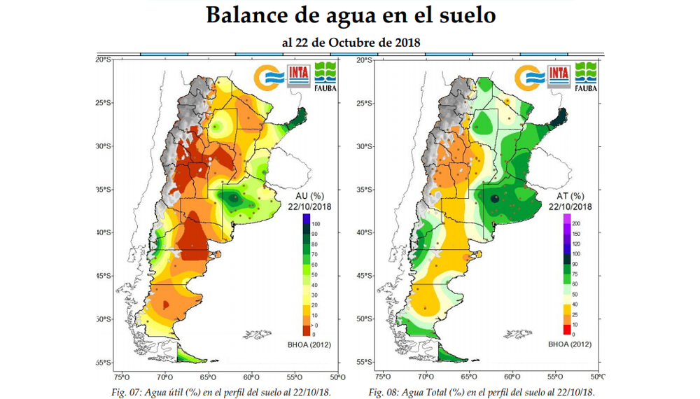 Balance de Agua Mapa