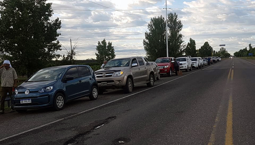 "Sí al agua pura, no a la minería": productores de Mendoza defienden la ley 7722 con un camionetazo 3 46830902 708065179588739 2697933352509374464 n