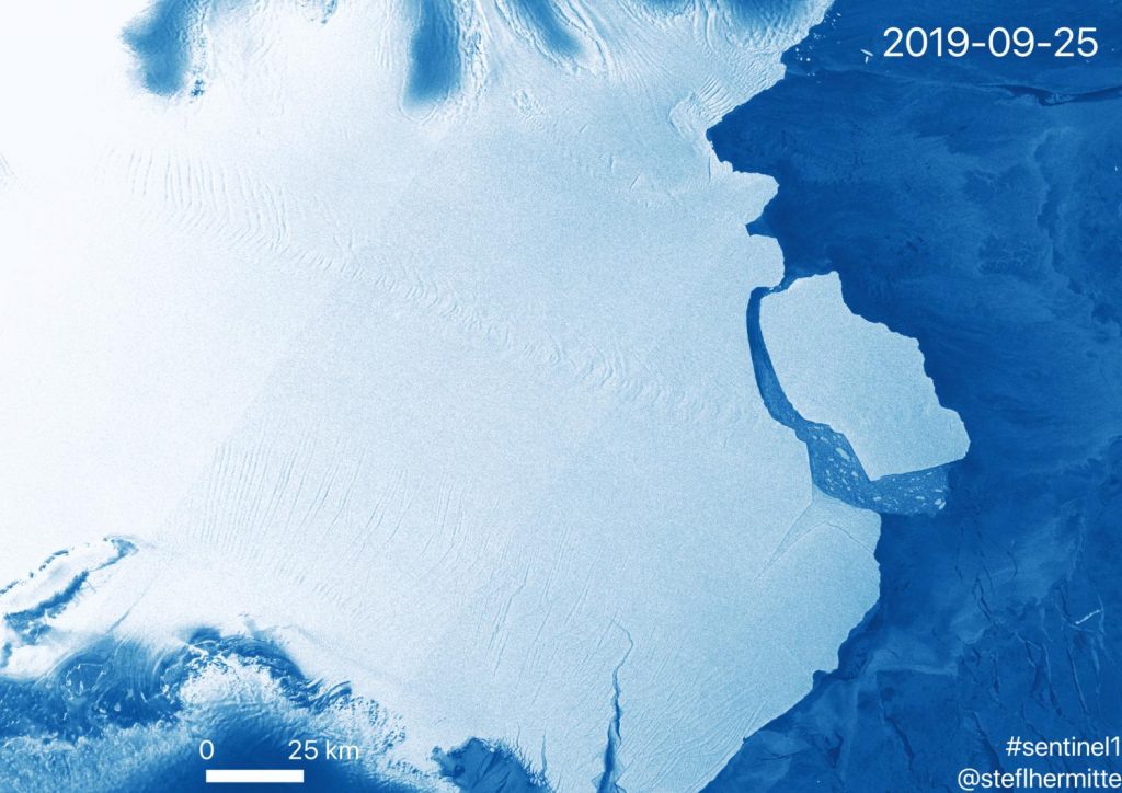 Se desprendió un iceberg de la Antártida siete veces más grande que Capital Federal 2 EFuk cHXoAE5bgQ