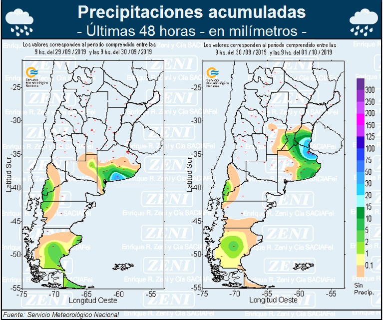 Algo de calma a la "sed" de los cultivos: volvieron las lluvias en varias regiones 1 image001