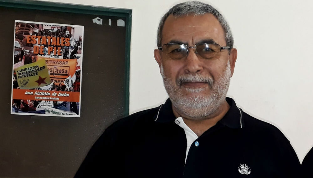 Carlos Ortellado, integrante de la Agrupación La Pampa Libre de Agrotóxicos