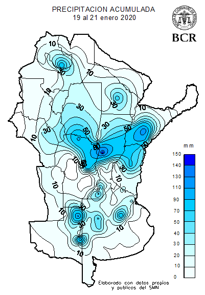 Cambia el patrón del clima de los últimos seis meses: habría lluvias más intensas y frecuentes 1 mapa precipitaciones