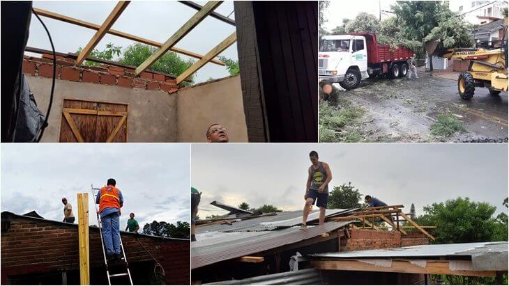 Las imágenes de los destrozos en Misiones por el tornado 1 temporal misiones casas destrozadas anegamientos