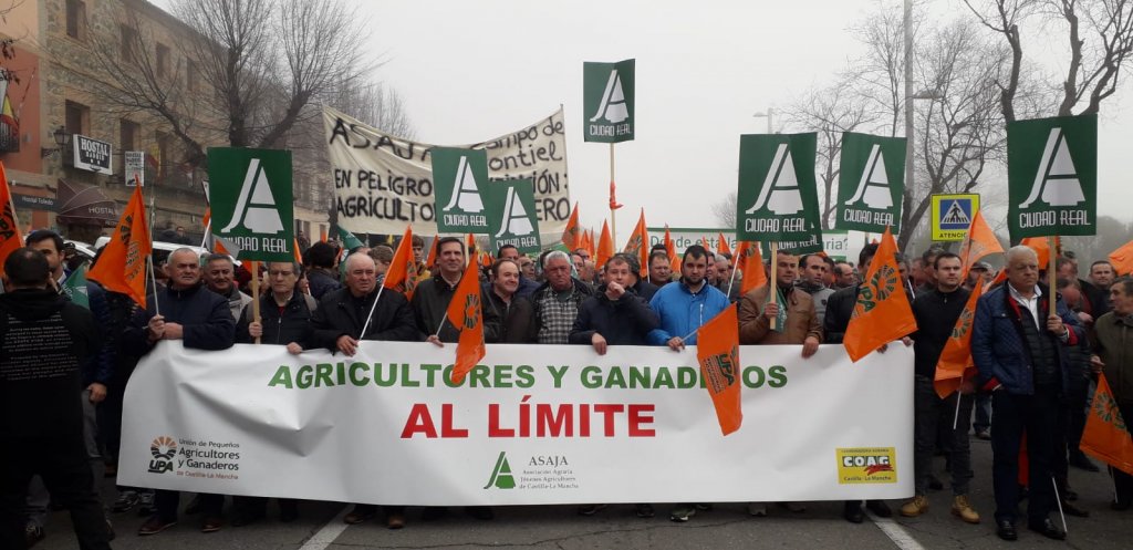españa protesta productores