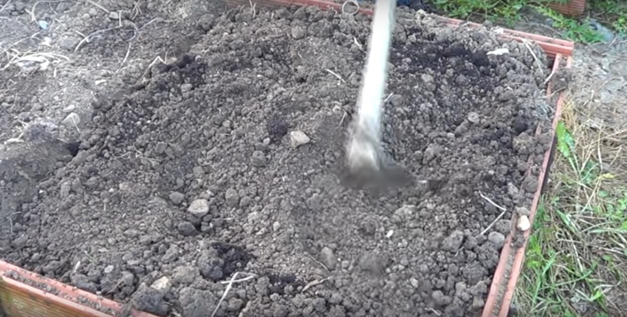 laboreo de suelo de huerta