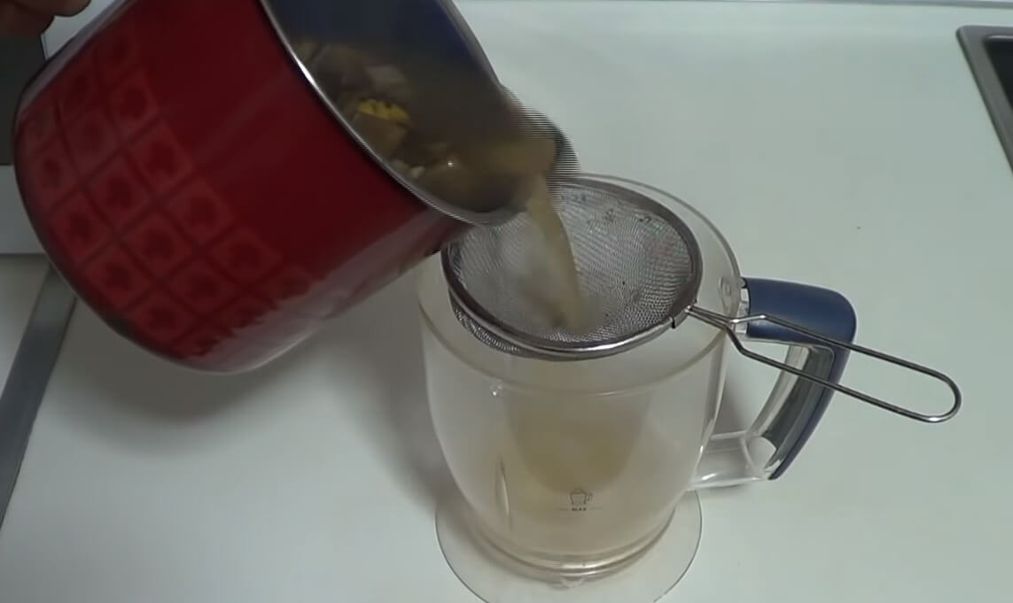 colado del té