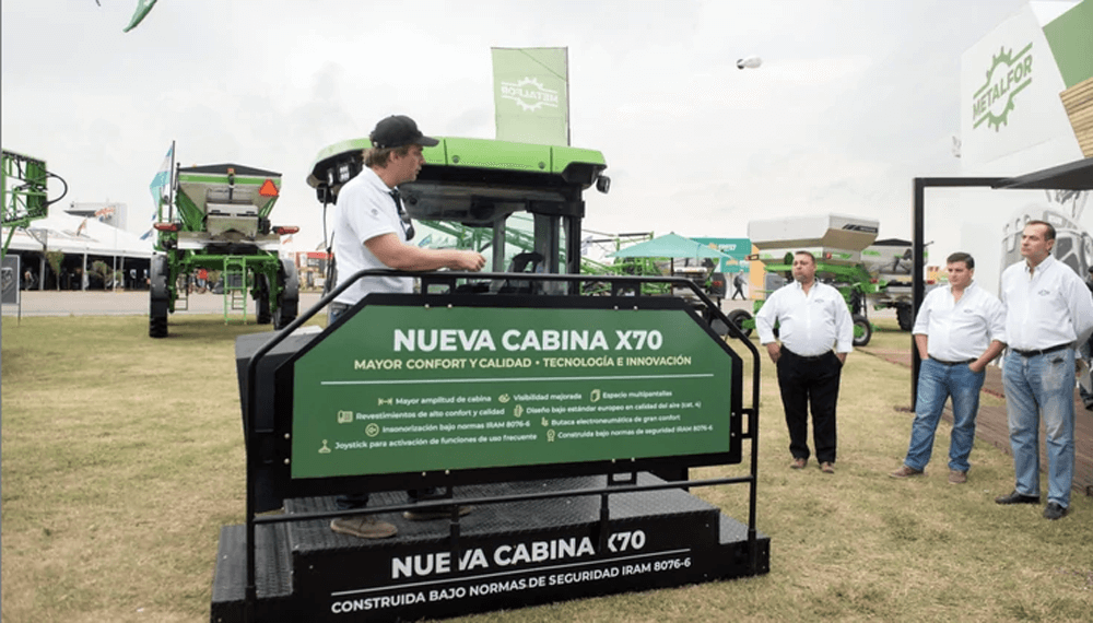 Metalfor busca expandir su presencia en Latinoamérica con sus pulverizadoras y fertilizadoras nacionales 2 Expoagro Metalfor Infocampo2