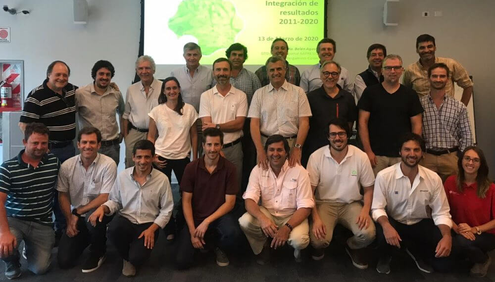 Integrantes de la Chacra Pergamino de Aapresid