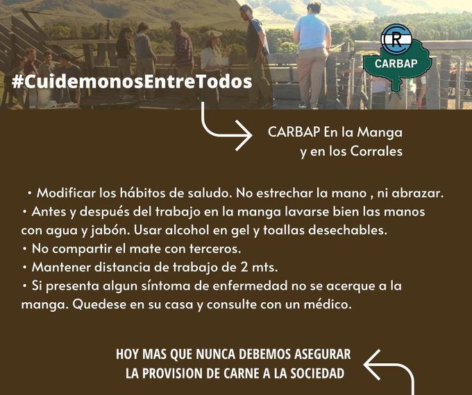 carbap ganaderia coronavirus infocampo
