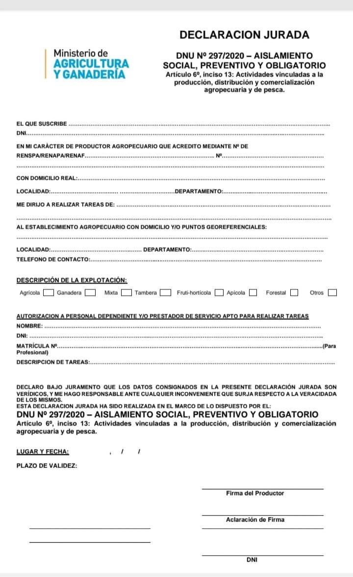 ddjj trabajadores rurales