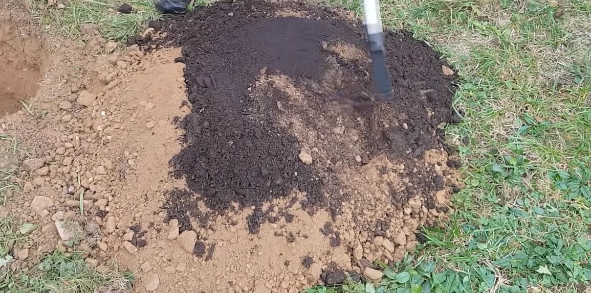 mezcla de tierra y abono