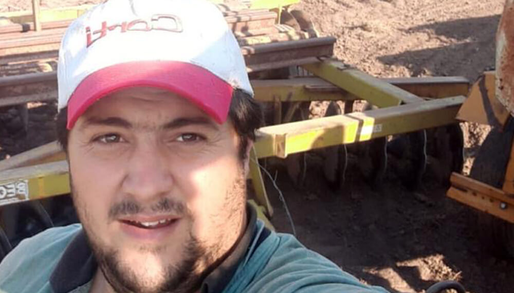 joven campo