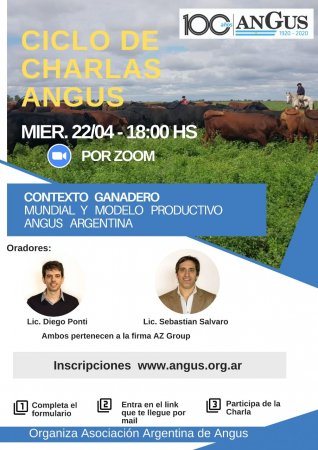 Angus iniciará un ciclo de charlas virtuales sobre los mercados ganaderos de la Asociación 1 charlas online angus infocampo
