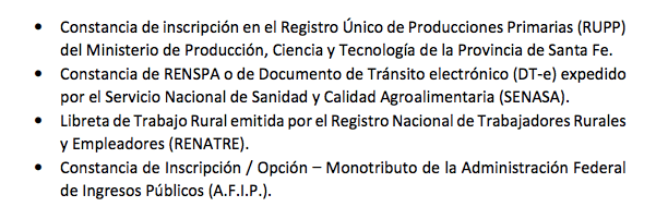transporte santa fe infocampo