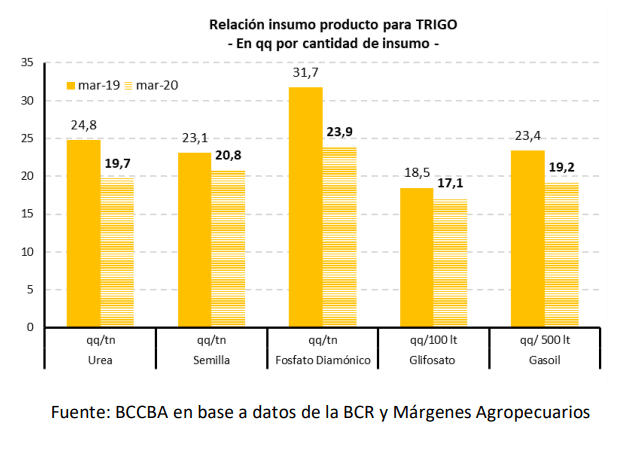 El trigo y el maíz mantienen mejor relación insumo-producto que la soja 2 trigo