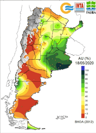 Agua útil en el suelo - 200518