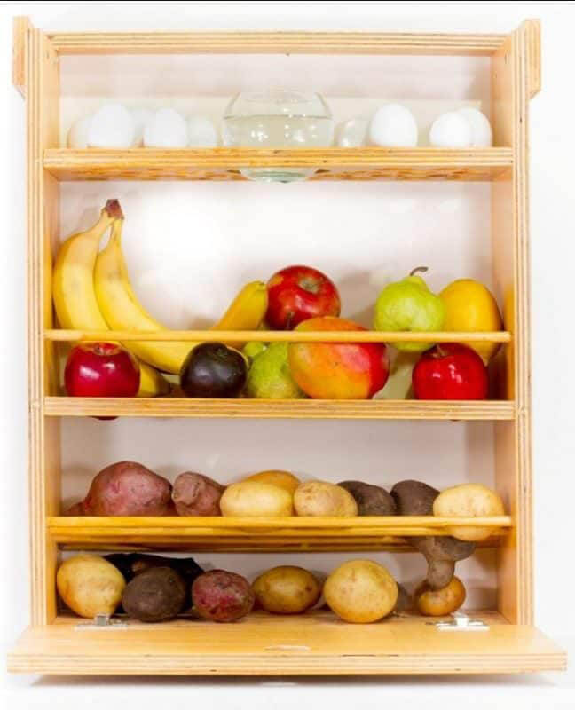 verduras y huevos