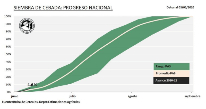 Comenzó la siembra de cebada nacional y se esperan implantar 950.000 hectáreas 1 cebada pas