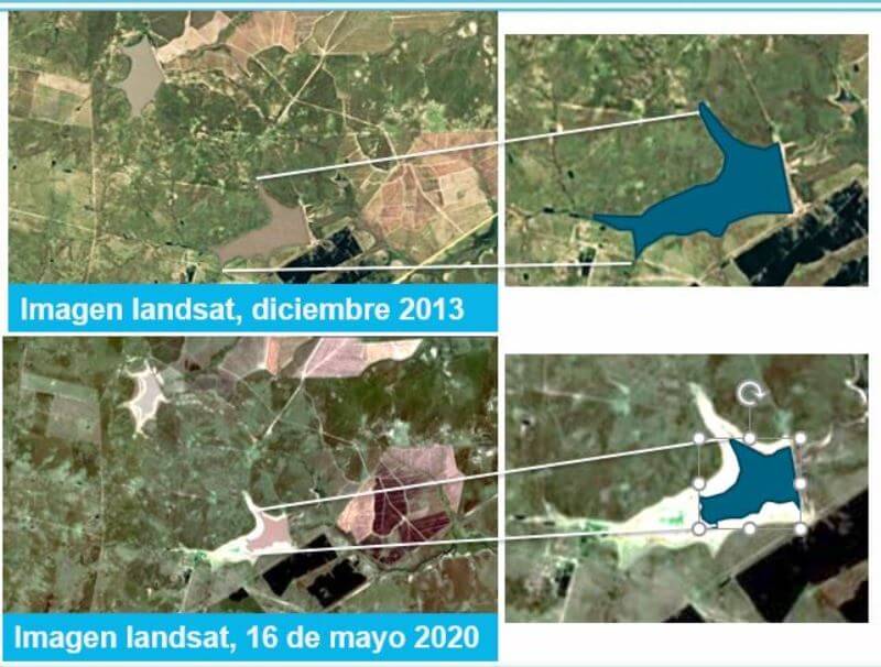 imágenes satelitales represa