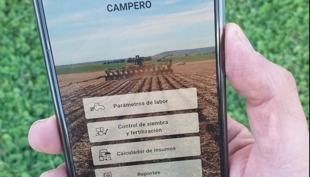 De la mano de un creador de apps nació "Campero", que suma precisión y electrónica a la sembradora 1 CAMPERO 2