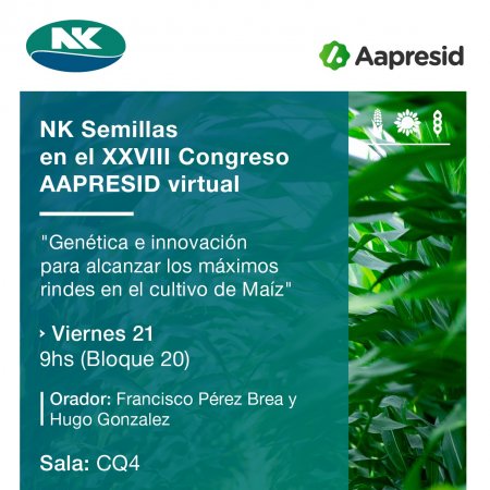 NK en Congreso Aapresid Virtual flyer
