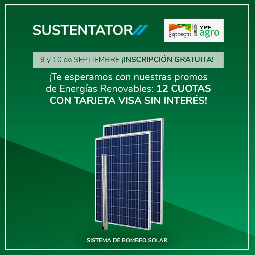 BOMBA SOLAR PROMO EXPOAGRO