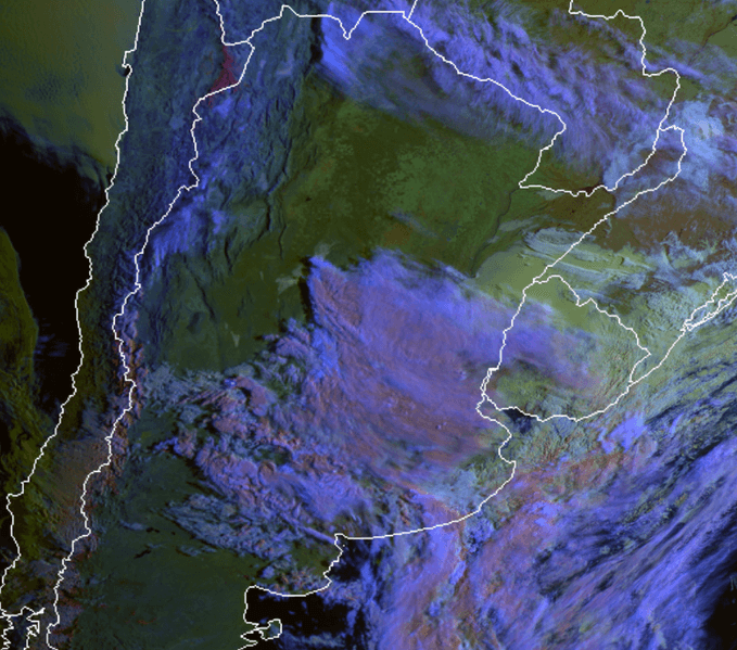 El clima mantiene la estabilidad y las esperanzas están puestas en algunos milímetros para el área central 1 Imagen satelital Llvuas 200910