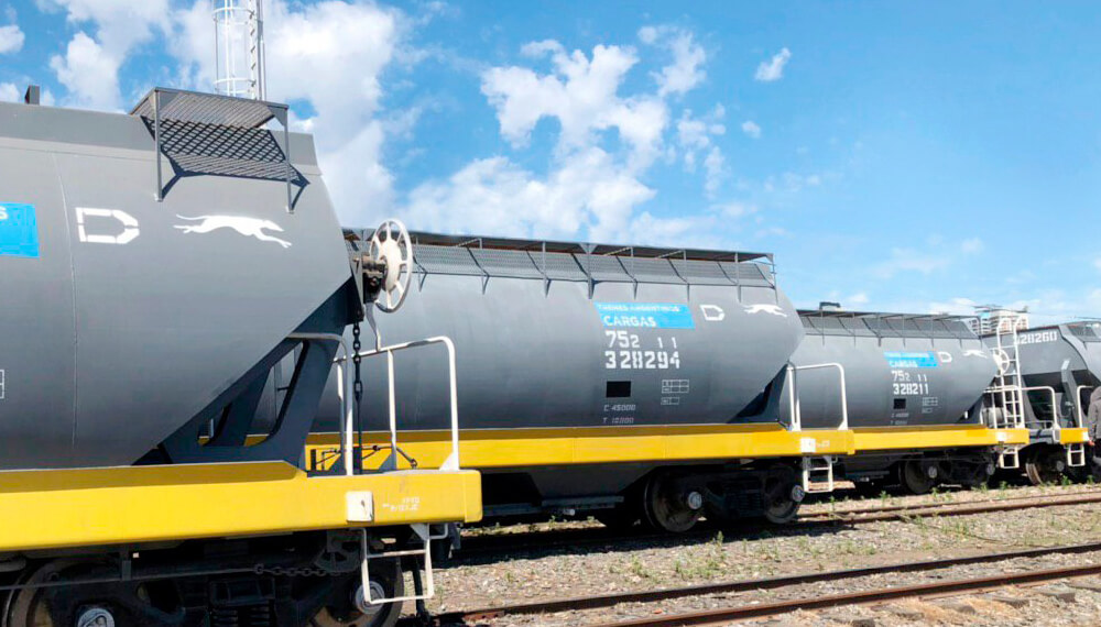 Transporte: Trenes Argentinos recibió 10 nuevos vagones graneros de industria nacional y aspiran a producir 1.000 más y 300 contenedores 1 Trenes Arg Cargas Vagones graneros