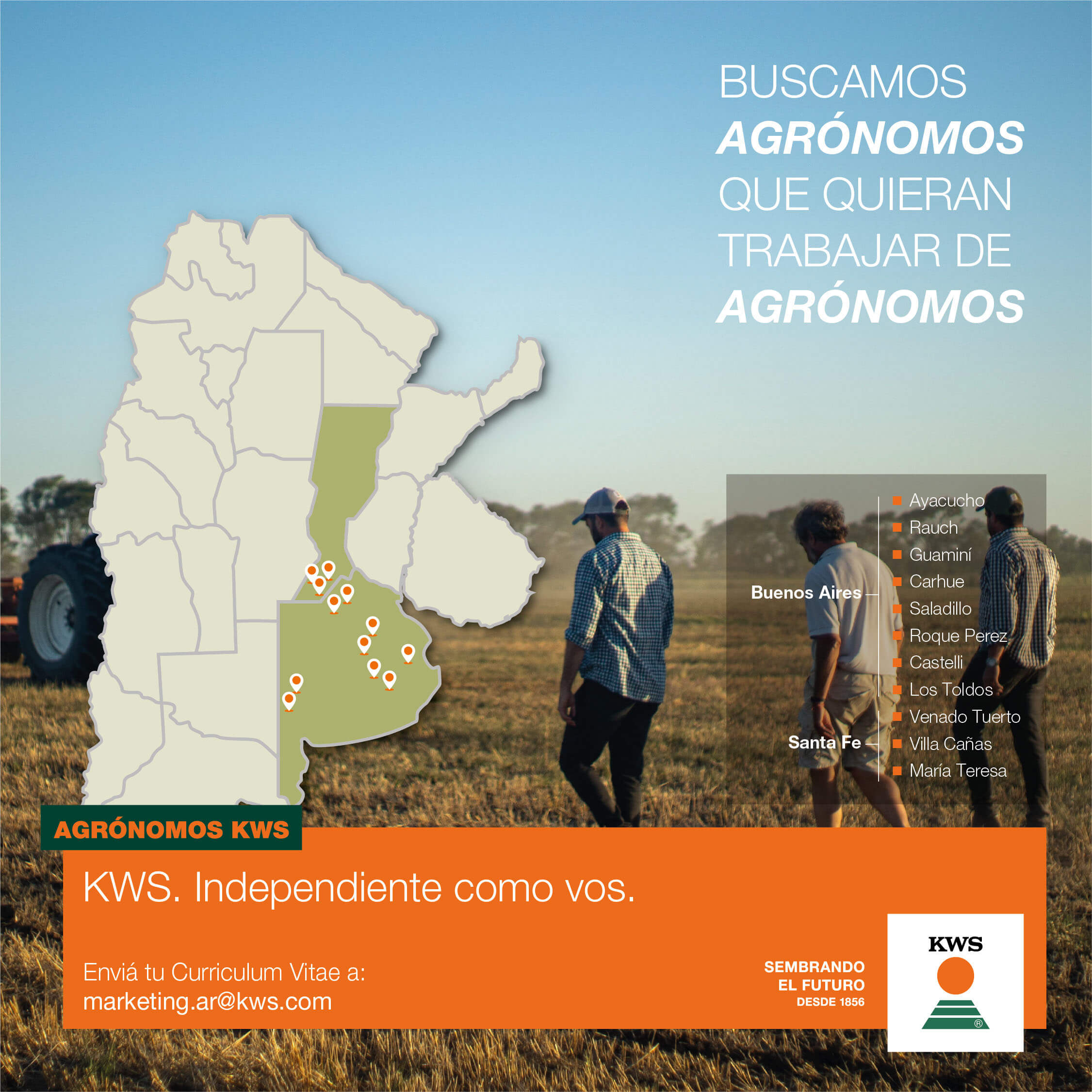 Búsqueda Agrónomos KWS 2021 Cuadrado RRSS