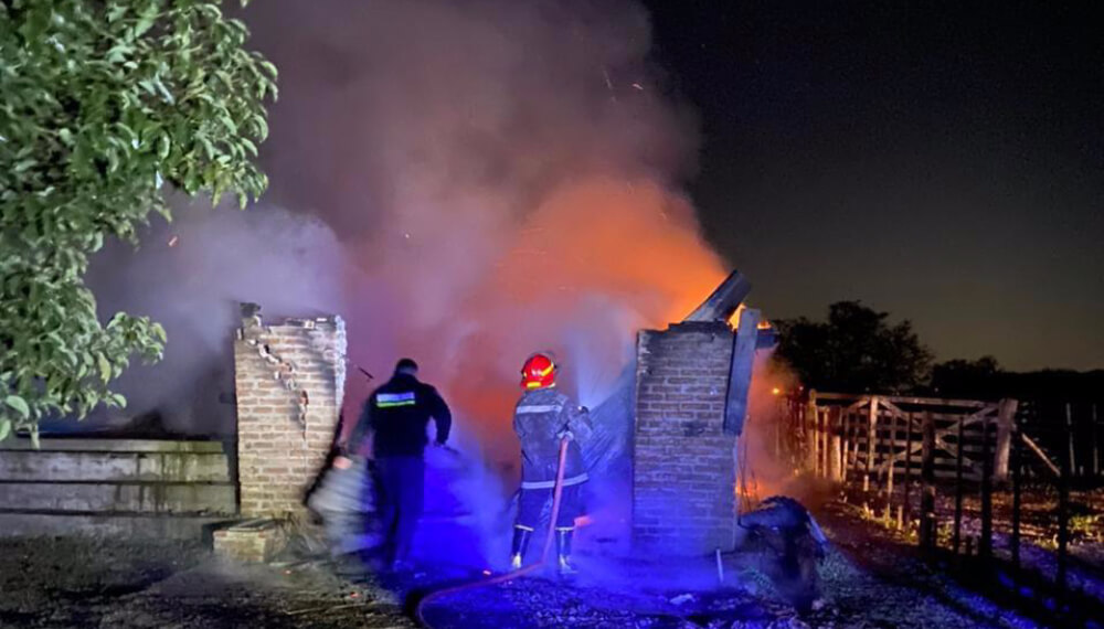 tambo incendio