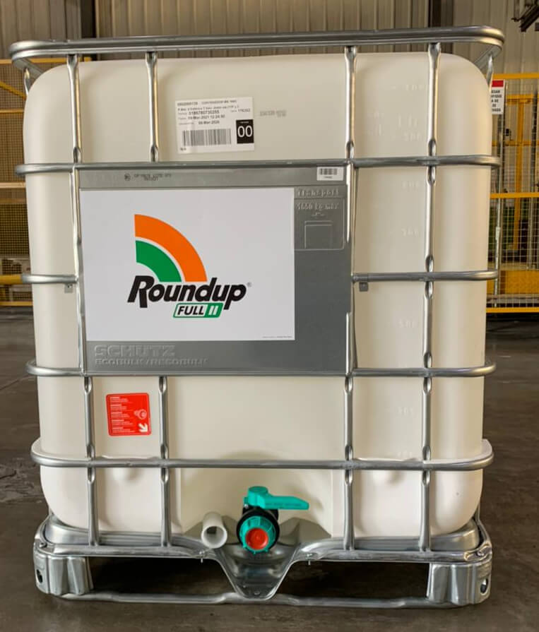 Envase retornable de glifosato de Bayer