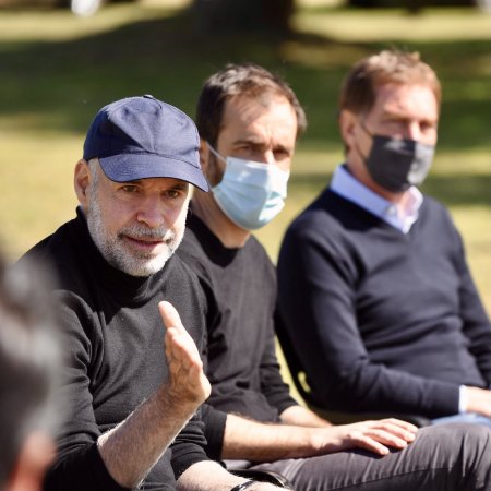 Larreta en junin juntos