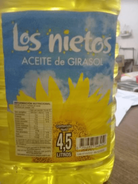 aceite girasol los nietos