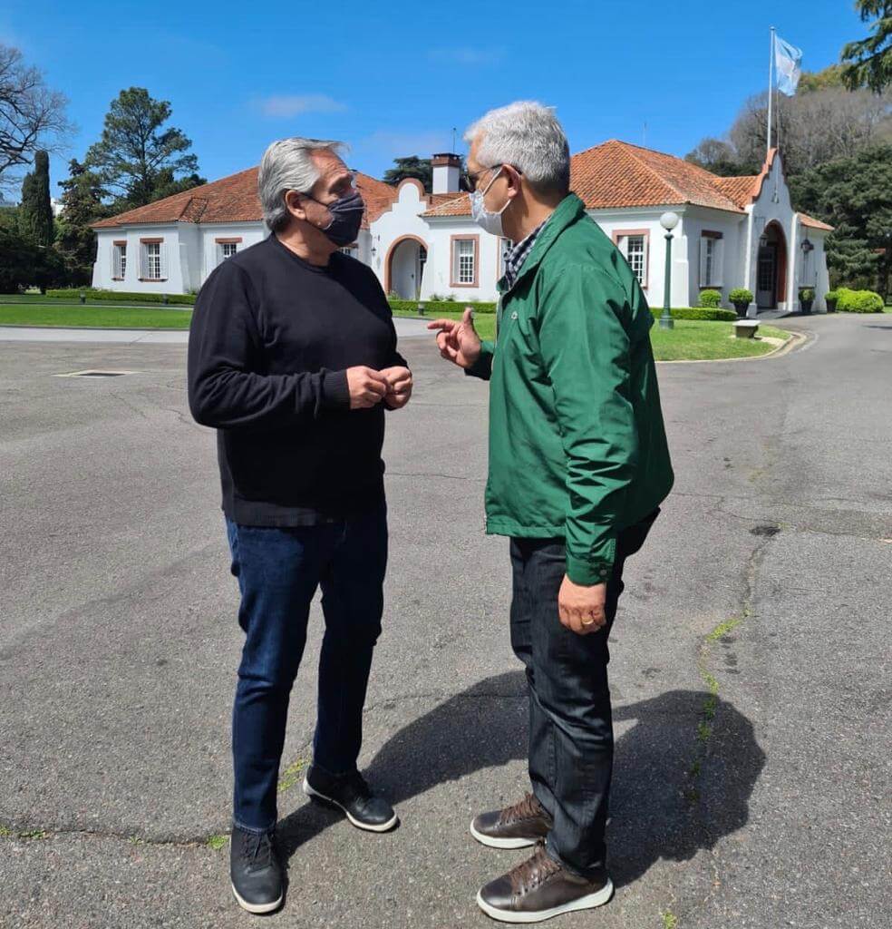 Reunion Alberto Fernandez - Julian Dominguez