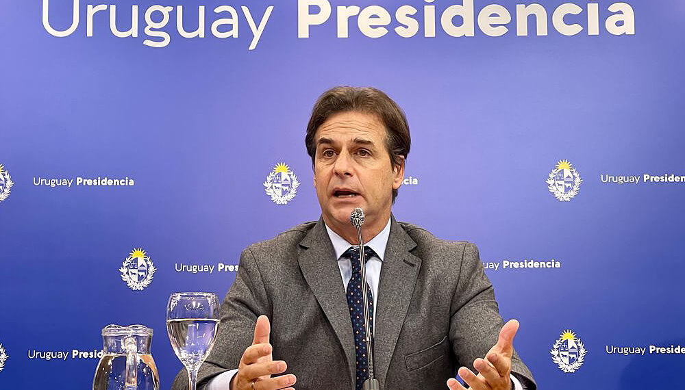 El presidente de Uruguay, Luis Lacalle Pou - China