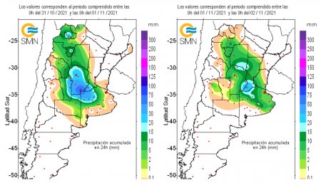 Clima - Lluvias - Noviembre