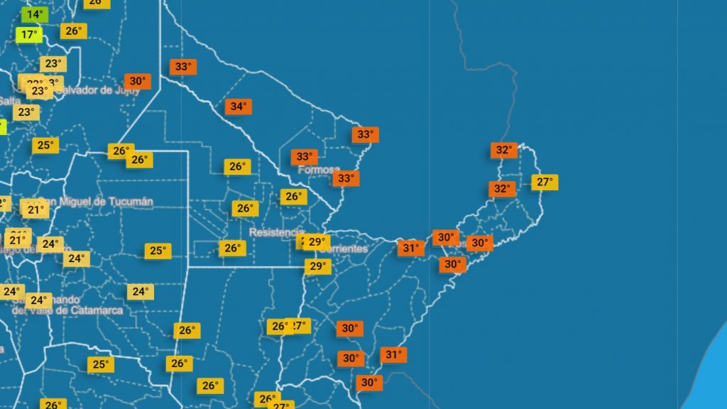 temperaturas nea