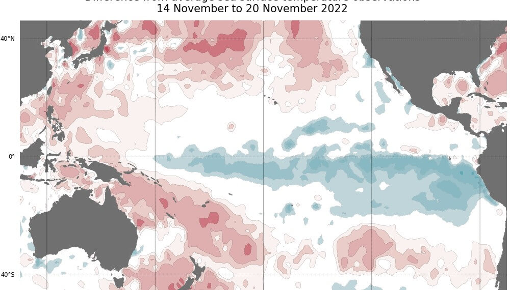 La Nina Oceano Pacifico