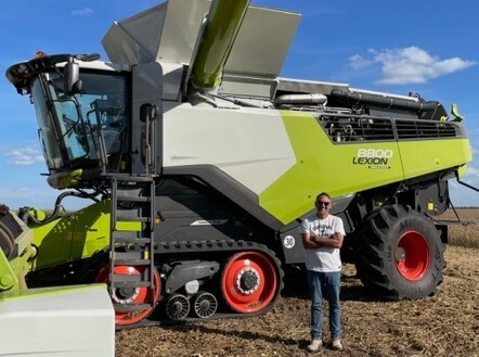 Pablo Pettiti Claas Cosechadora