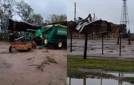 El clima el fin de semana: entre la alegría de las lluvias y el lamento de los daños por tormentas 2 tormenta danos cordoba