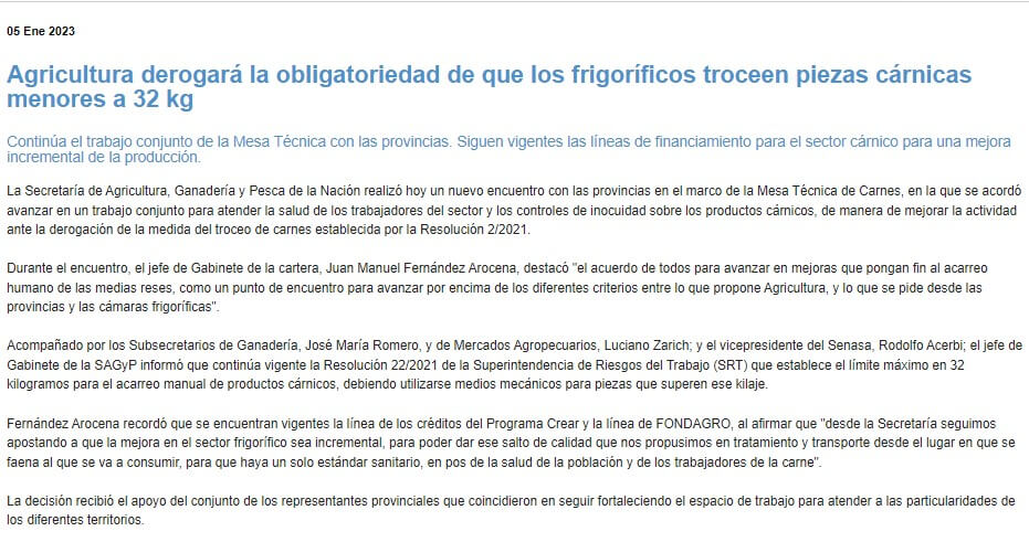 agricultura resolucion troceo mail