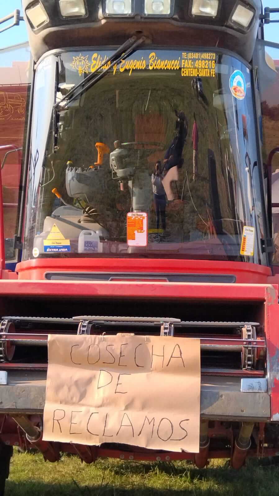 protesta campo foto