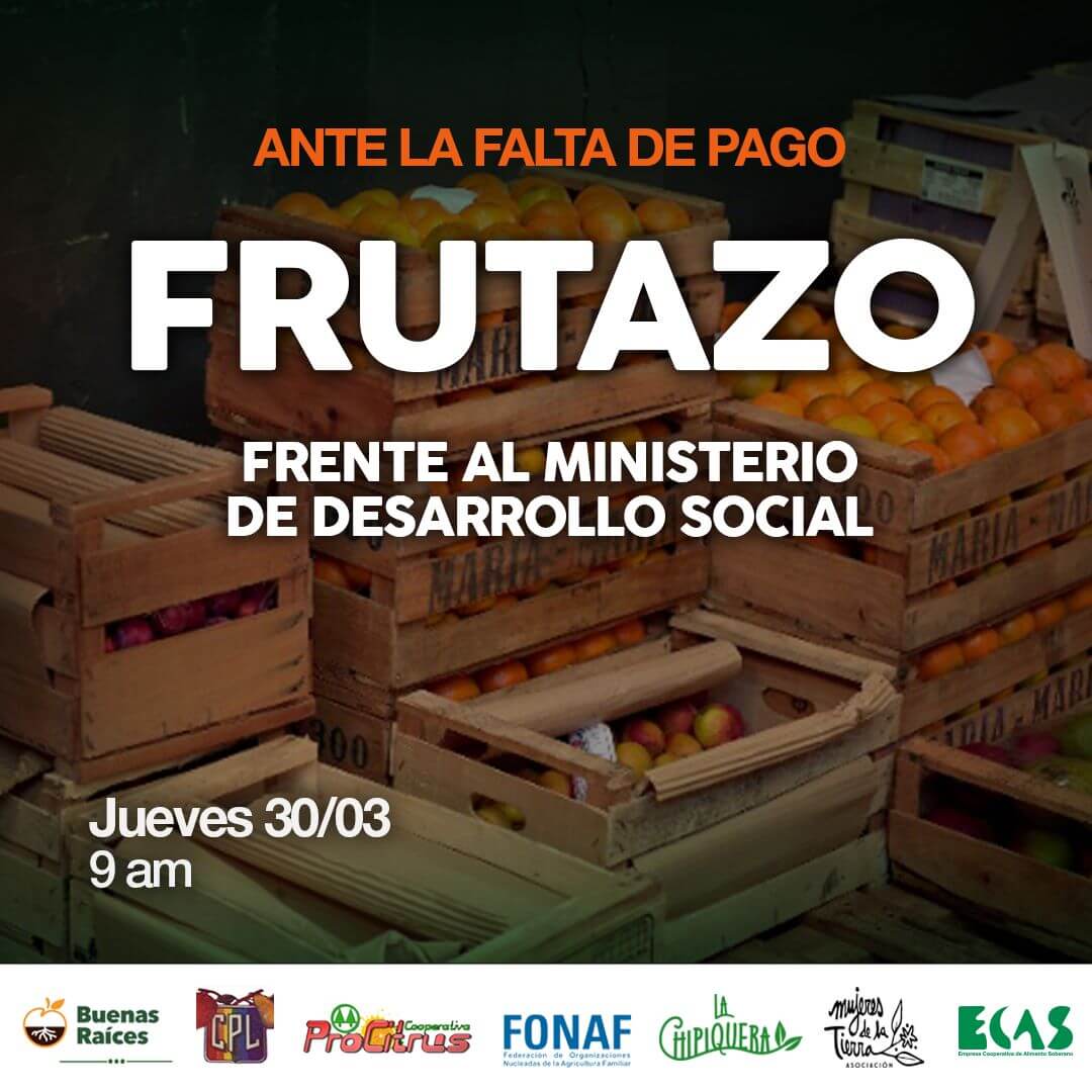 “Frutazo”: acusan al Gobierno de adeudar pagos por entregas de alimentos en Navidad 1 Jueves frutazo